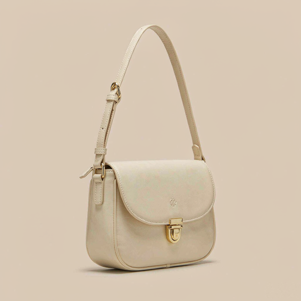 Bellini Mini Crossbody - Cream leather