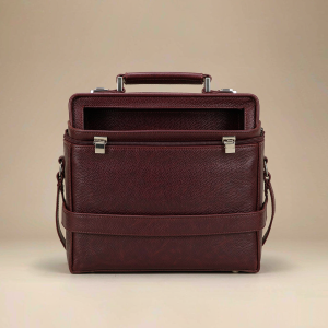 Palermo Doctor Bag - Deep Burgundy leather